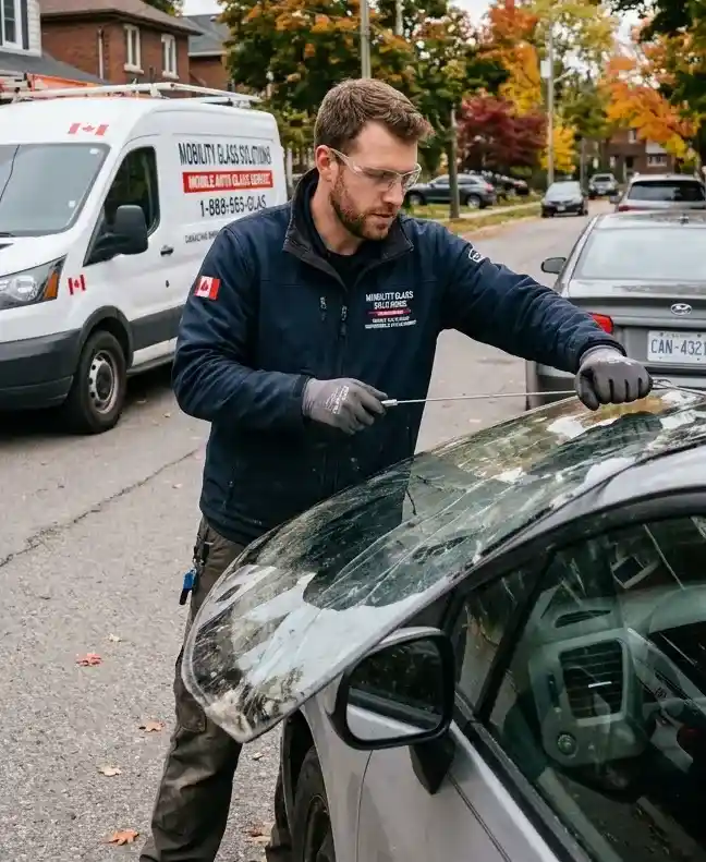 Mobile windshield replacement service in Toronto GTA