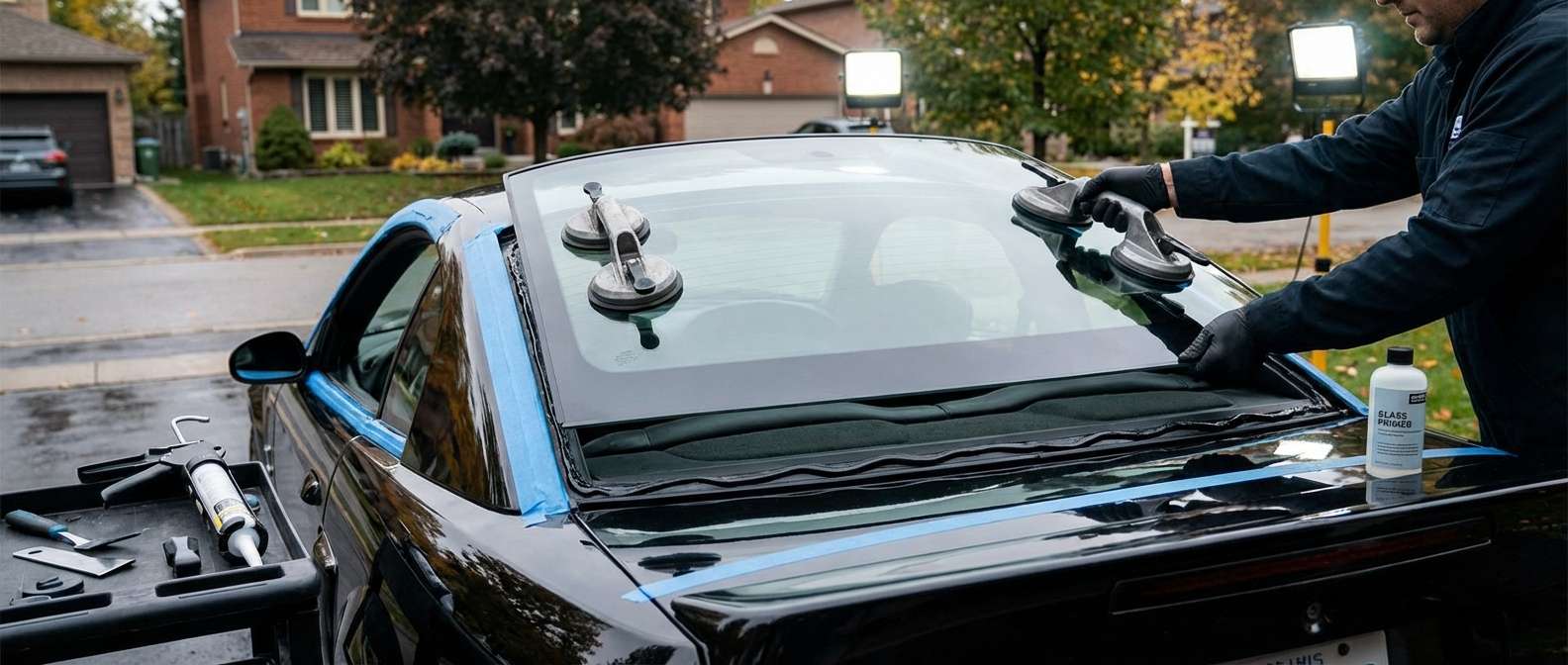 Back Glass Replacement for Ford Mustang 1999-2004 by Alexwindshield
