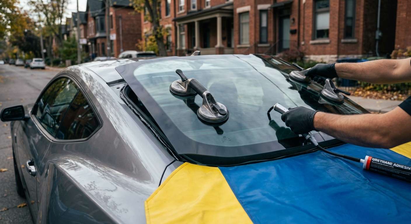 Back Glass Replacement for Ford Mustang 2024-2027 by Alexwindshield