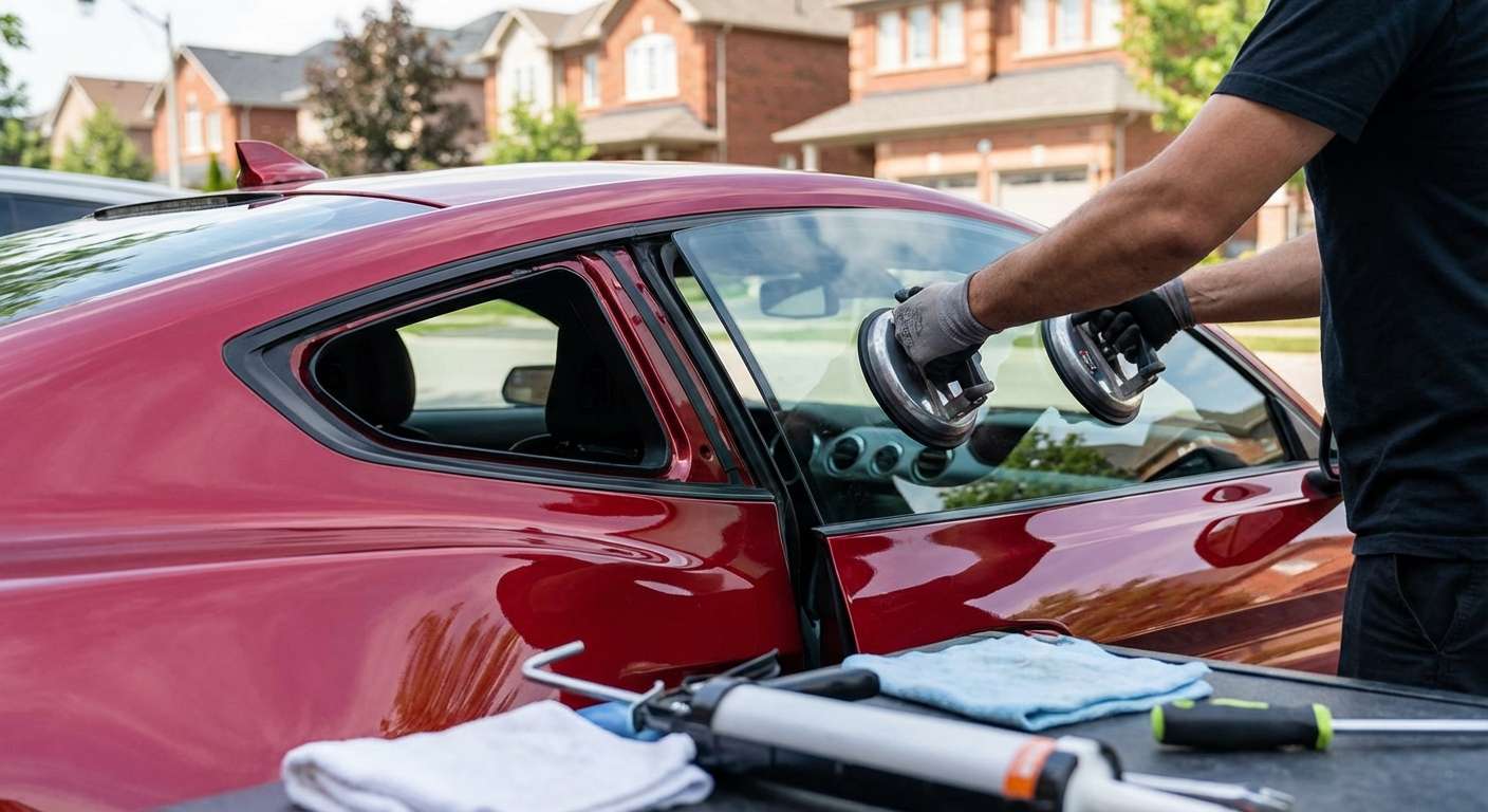 Quarter Glass Replacement for Ford Mustang 2024-2027 by Alexwindshield