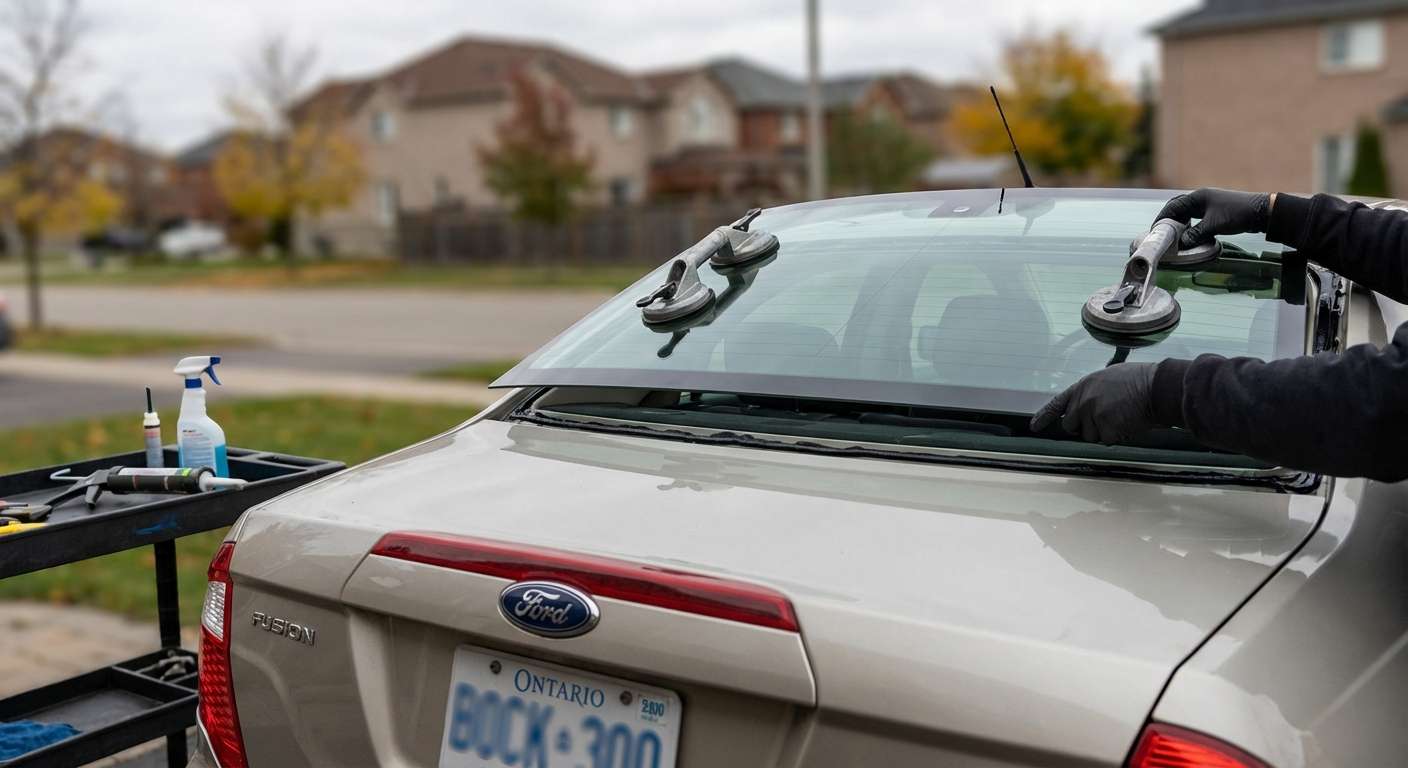 Back Glass Replacement for Ford Fusion 2006-2012 by Alexwindshield