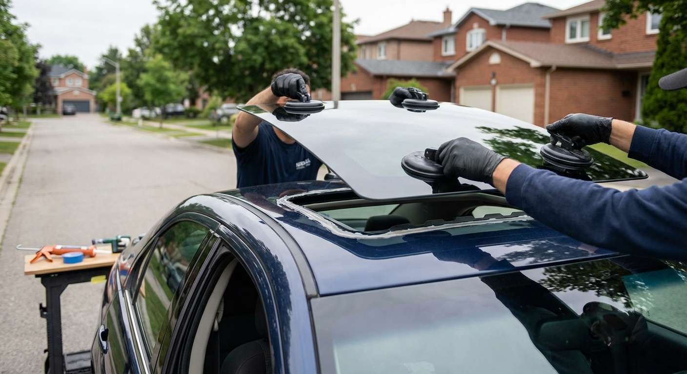 Sunroof Replacement for Ford Fusion 2006-2012 by Alexwindshield