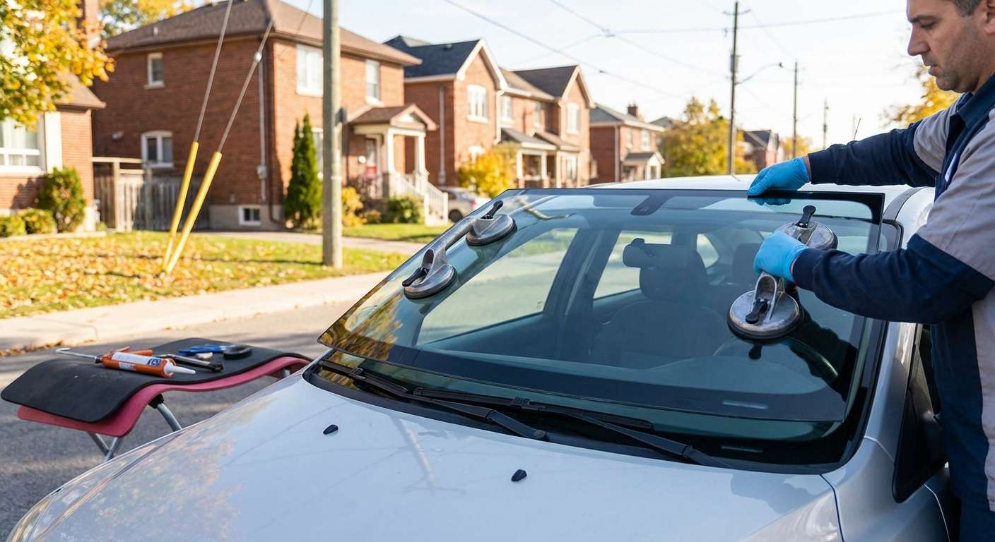 Windshield Replacement for Ford Focus 2008-2011 by Alexwindshield