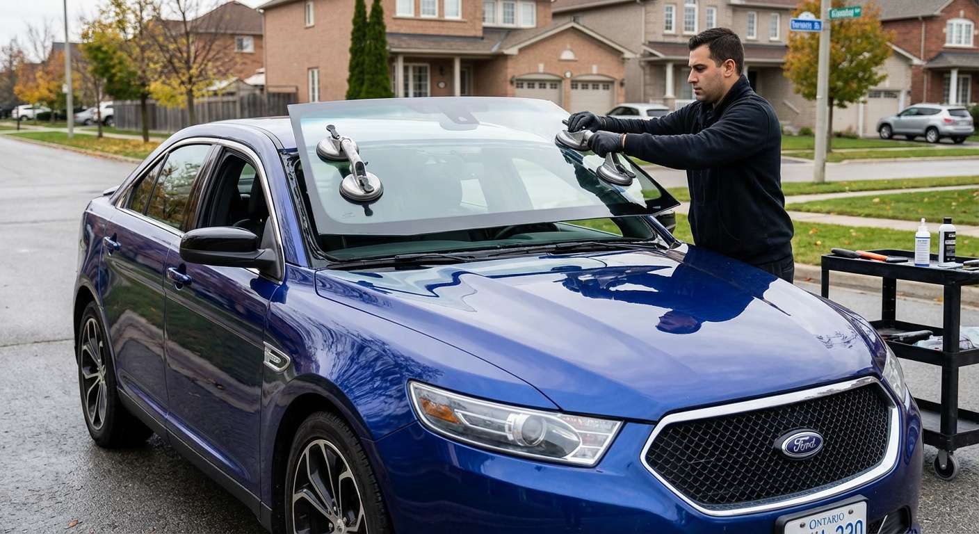 Windshield Replacement for Ford Taurus 2008-2019 by Alexwindshield