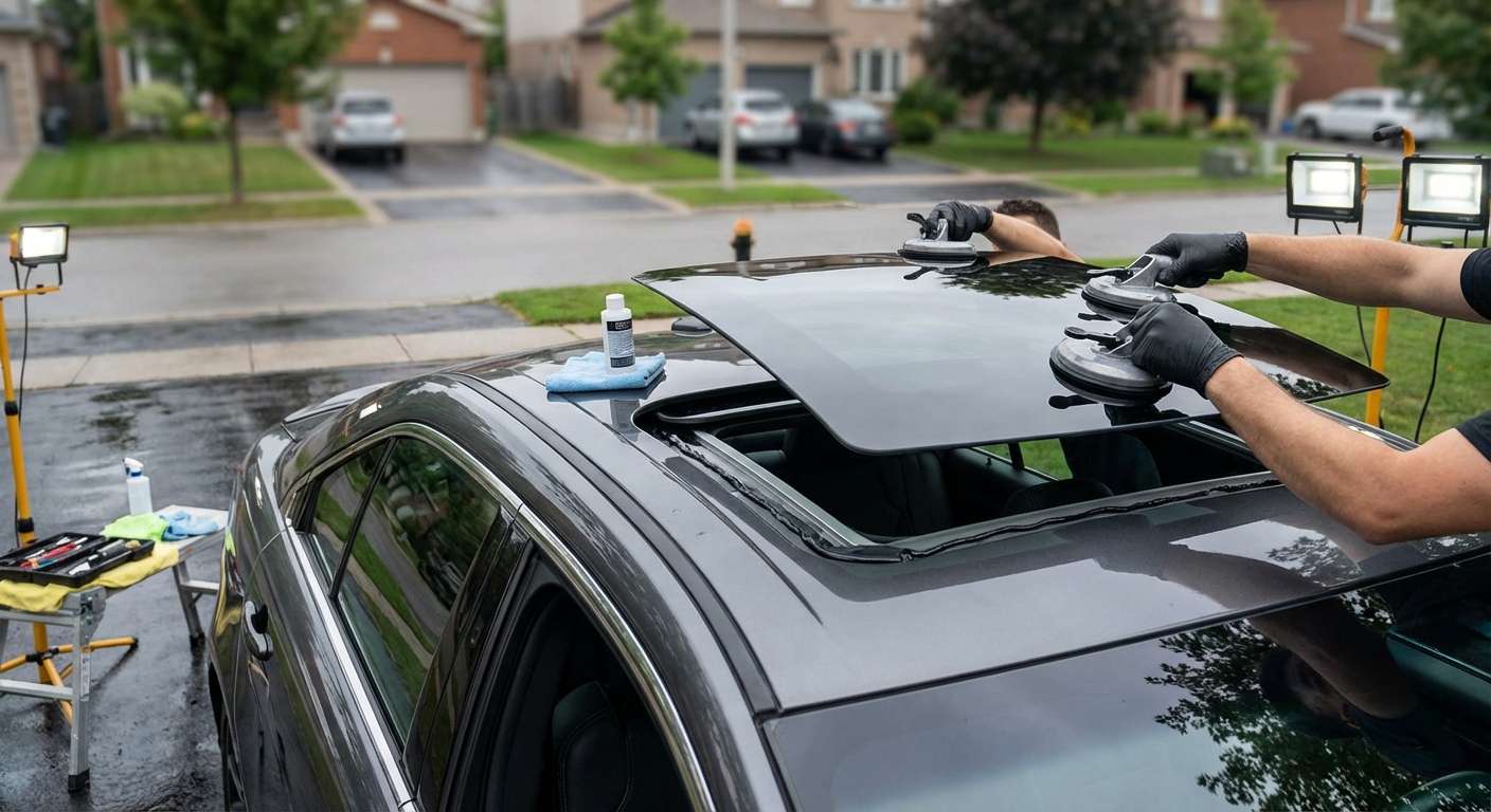 Sunroof Replacement for Ford Taurus 2008-2019 by Alexwindshield