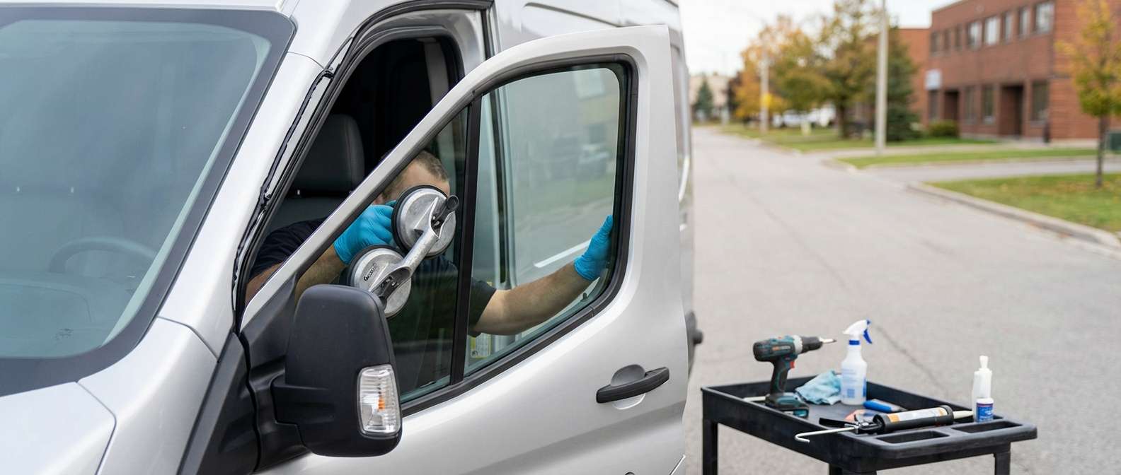 Quarter Glass Replacement for Ford Transit 150/250/350 2015-2027 by Alexwindshield