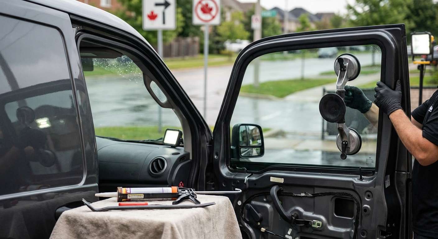 Door Glass Replacement for Ford Transit Connect 2010-2013 by Alexwindshield
