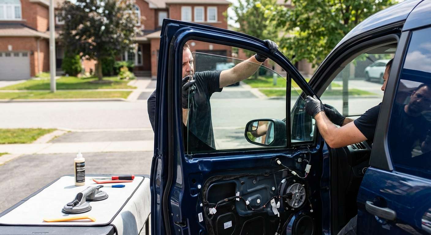 Door Glass Replacement for Ford Transit Connect 2014-2023 by Alexwindshield