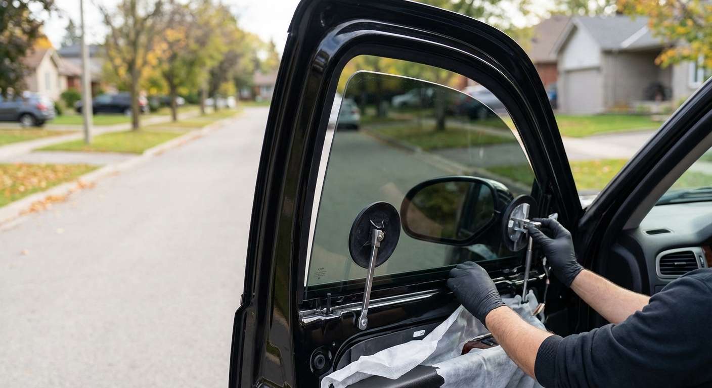 Door Glass Replacement for GMC Sierra 1500 2007-2013 by Alexwindshield