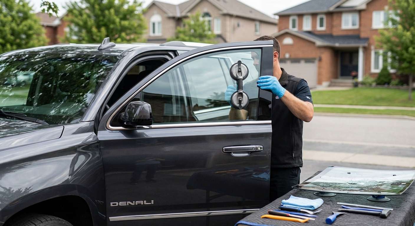 Door Glass Replacement for GMC Yukon / Yukon XL 2015-2020 by Alexwindshield