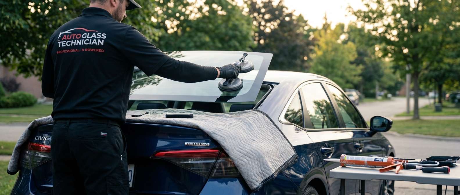 Back Glass Replacement for Honda Civic 2022-2027 by Alexwindshield
