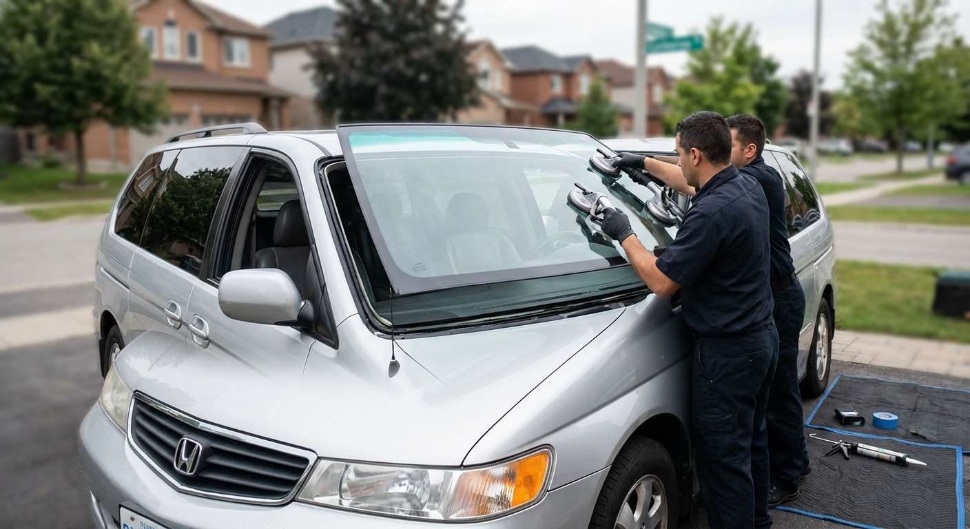 Windshield Replacement for Honda Odyssey 1999-2004 by Alexwindshield