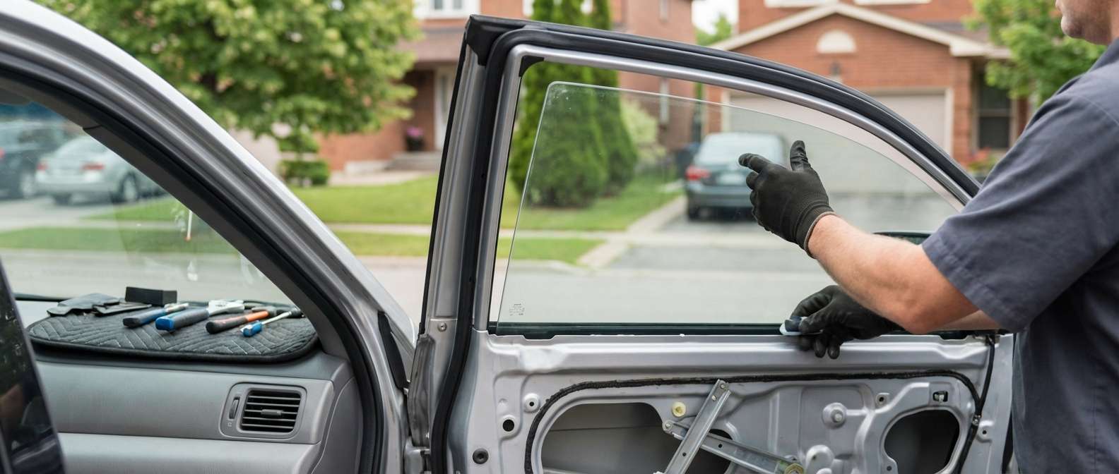 Door Glass Replacement for Honda Odyssey 1999-2004 by Alexwindshield