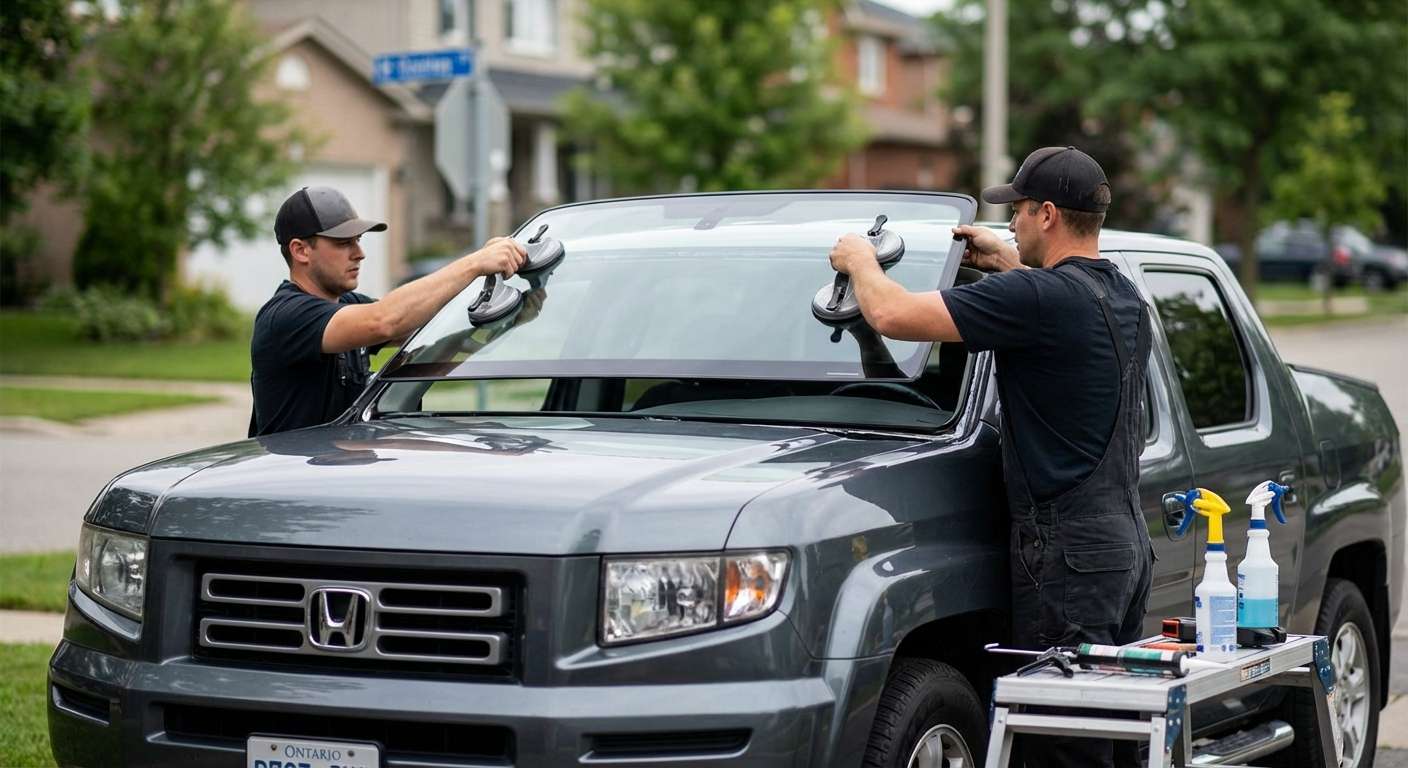 Windshield Replacement for Honda Ridgeline 2006-2014 by Alexwindshield