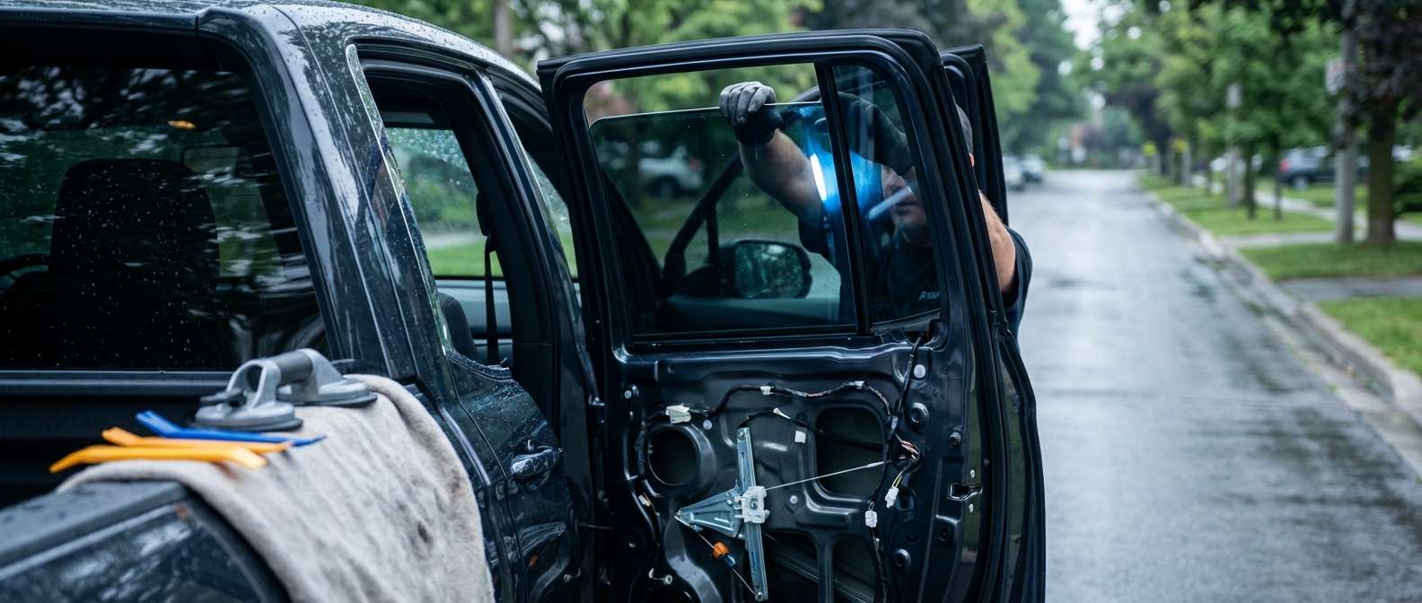 Door Glass Replacement for Honda Ridgeline 2017-2027 by Alexwindshield