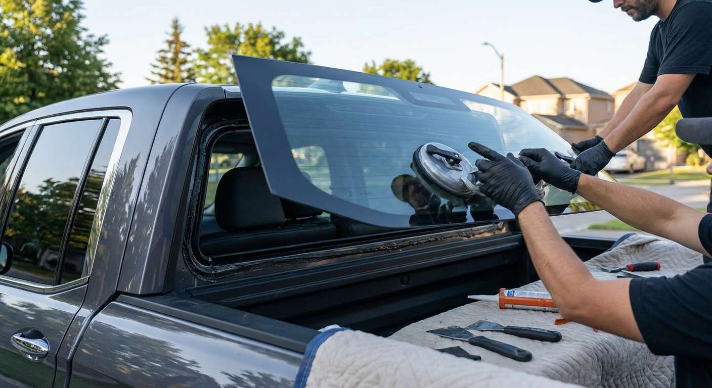 Back Glass Replacement for Honda Ridgeline 2017-2027 by Alexwindshield