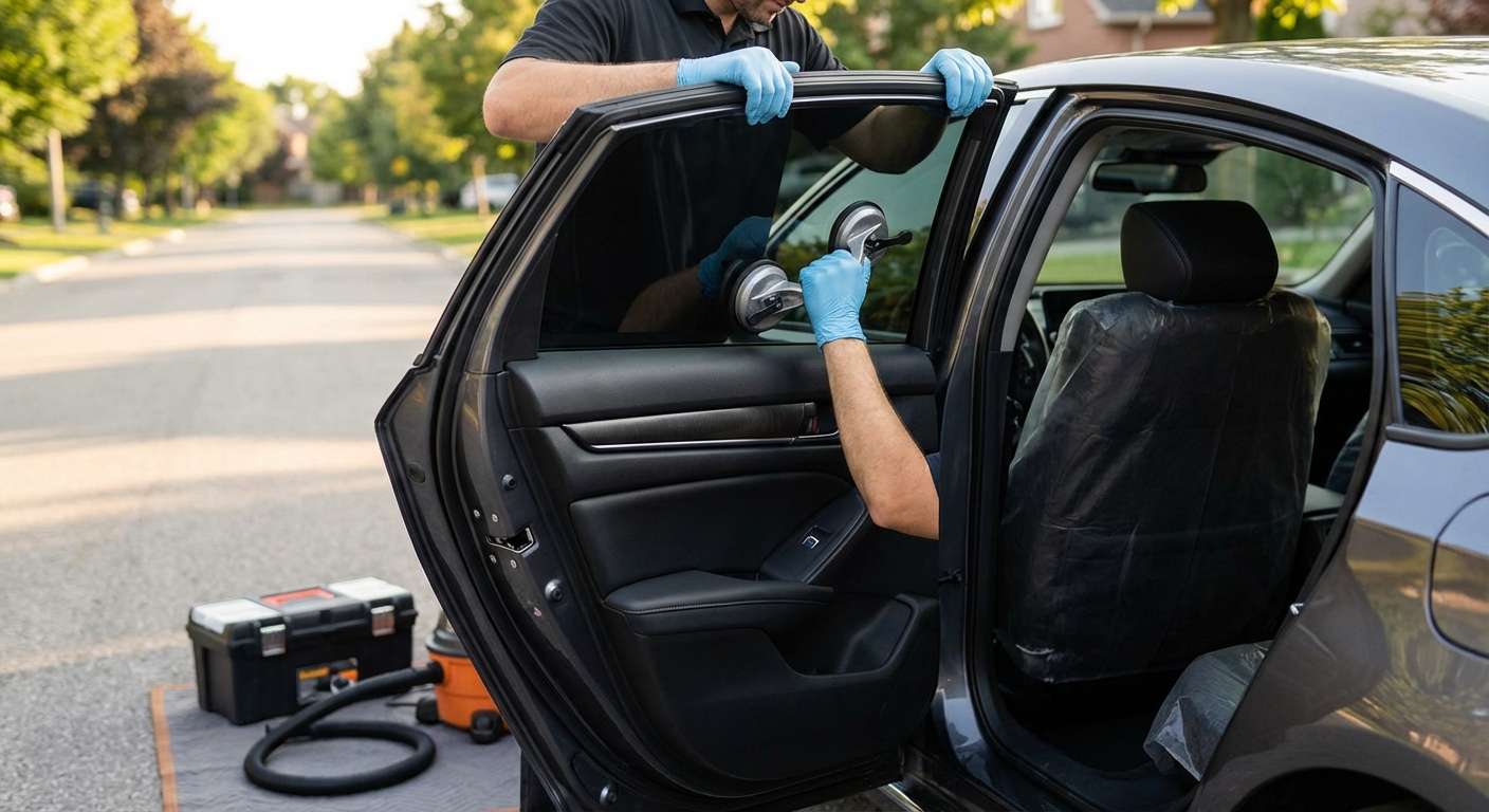 Door Glass Replacement for Honda Accord 2018-2022 by Alexwindshield