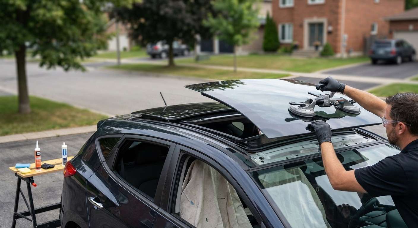Sunroof Replacement for Hyundai Tucson 2010-2015 by Alexwindshield