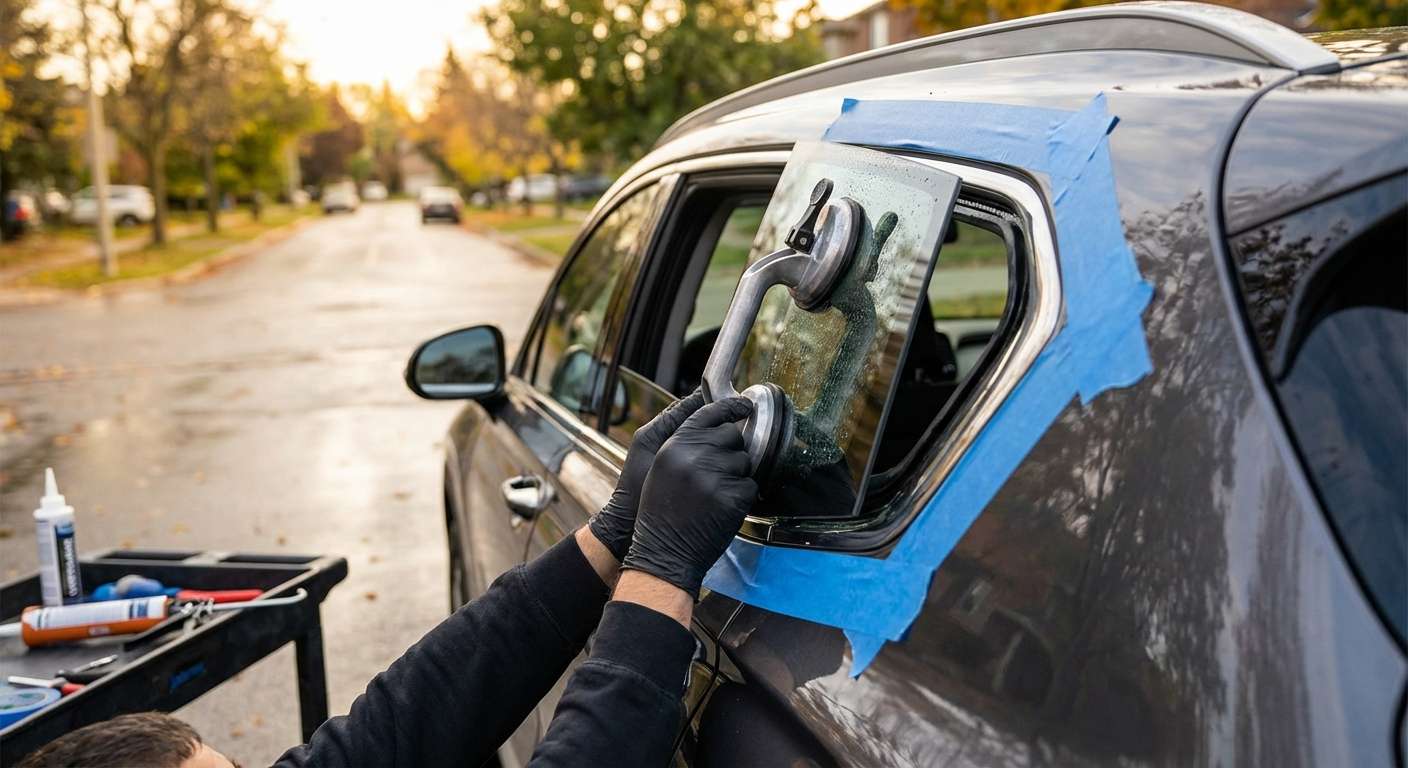 Vent Glass Replacement for Hyundai Santa Fe 2019-2023 by Alexwindshield