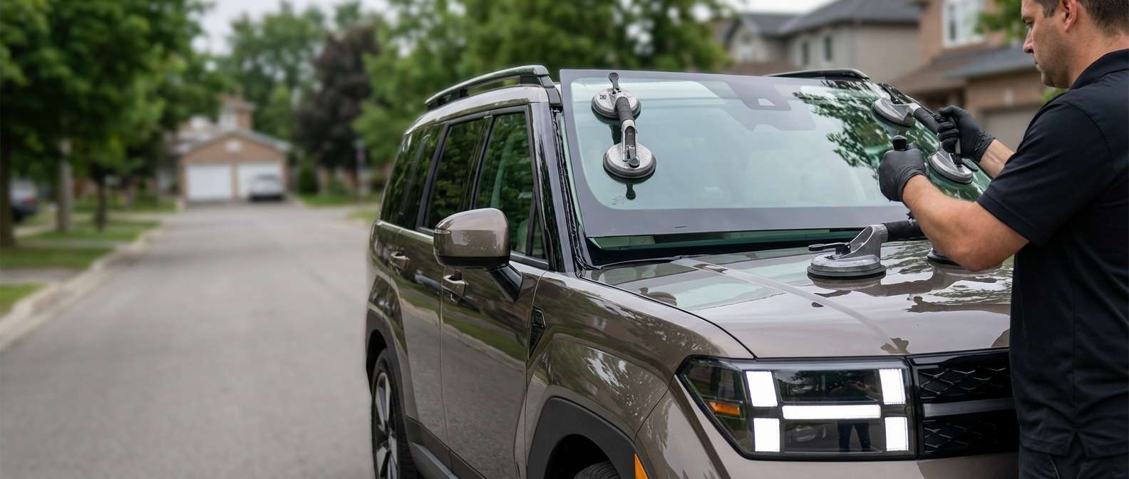 Windshield Replacement for Hyundai Santa Fe 2024-2027 by Alexwindshield