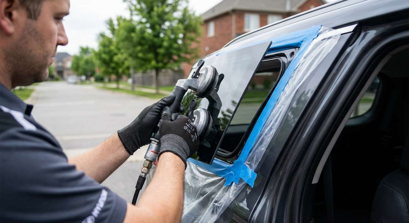 Vent Glass Replacement for Hyundai Palisade 2020-2025 by Alexwindshield