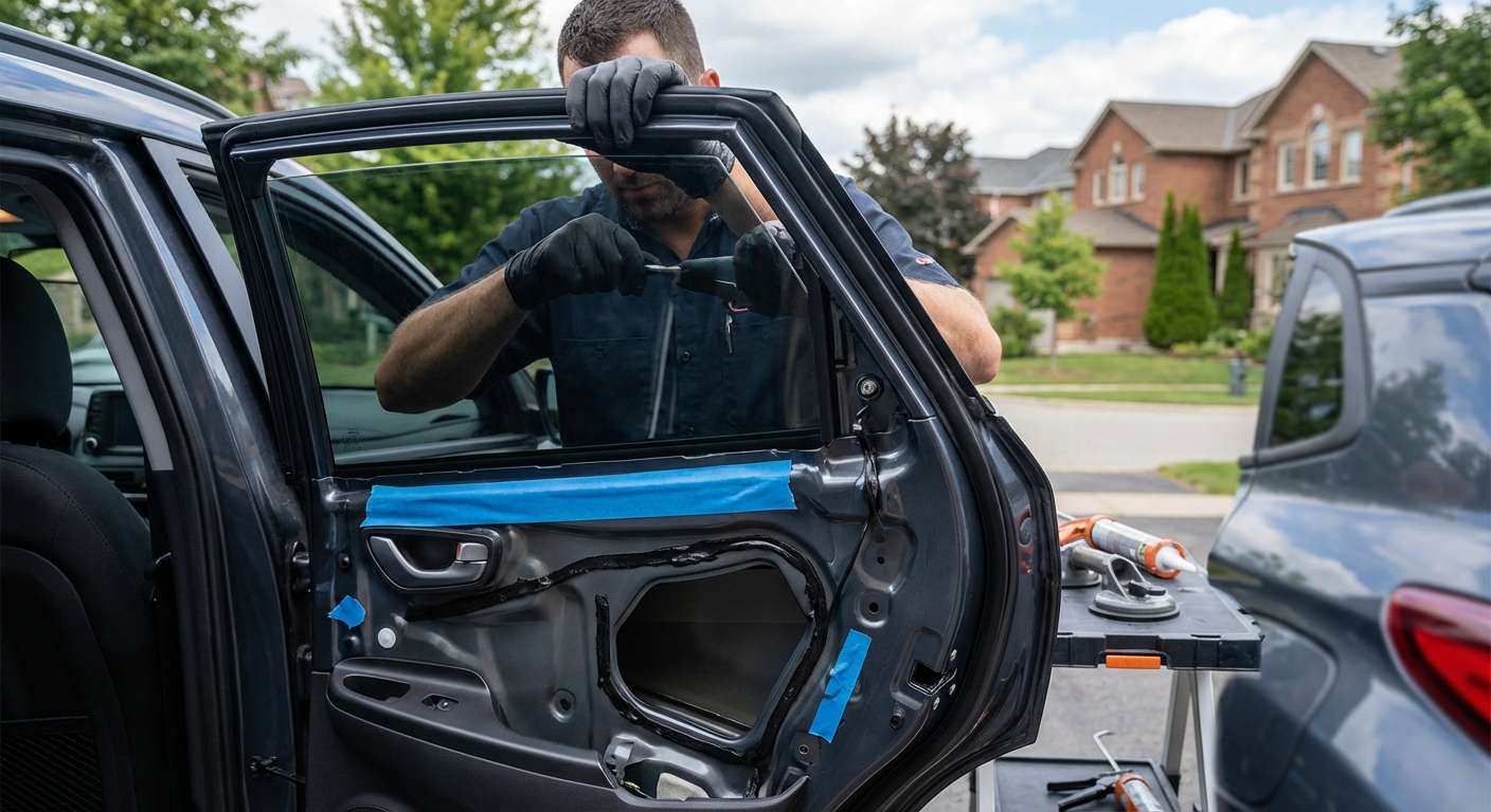 Vent Glass Replacement for Hyundai Kona 2018-2023 by Alexwindshield