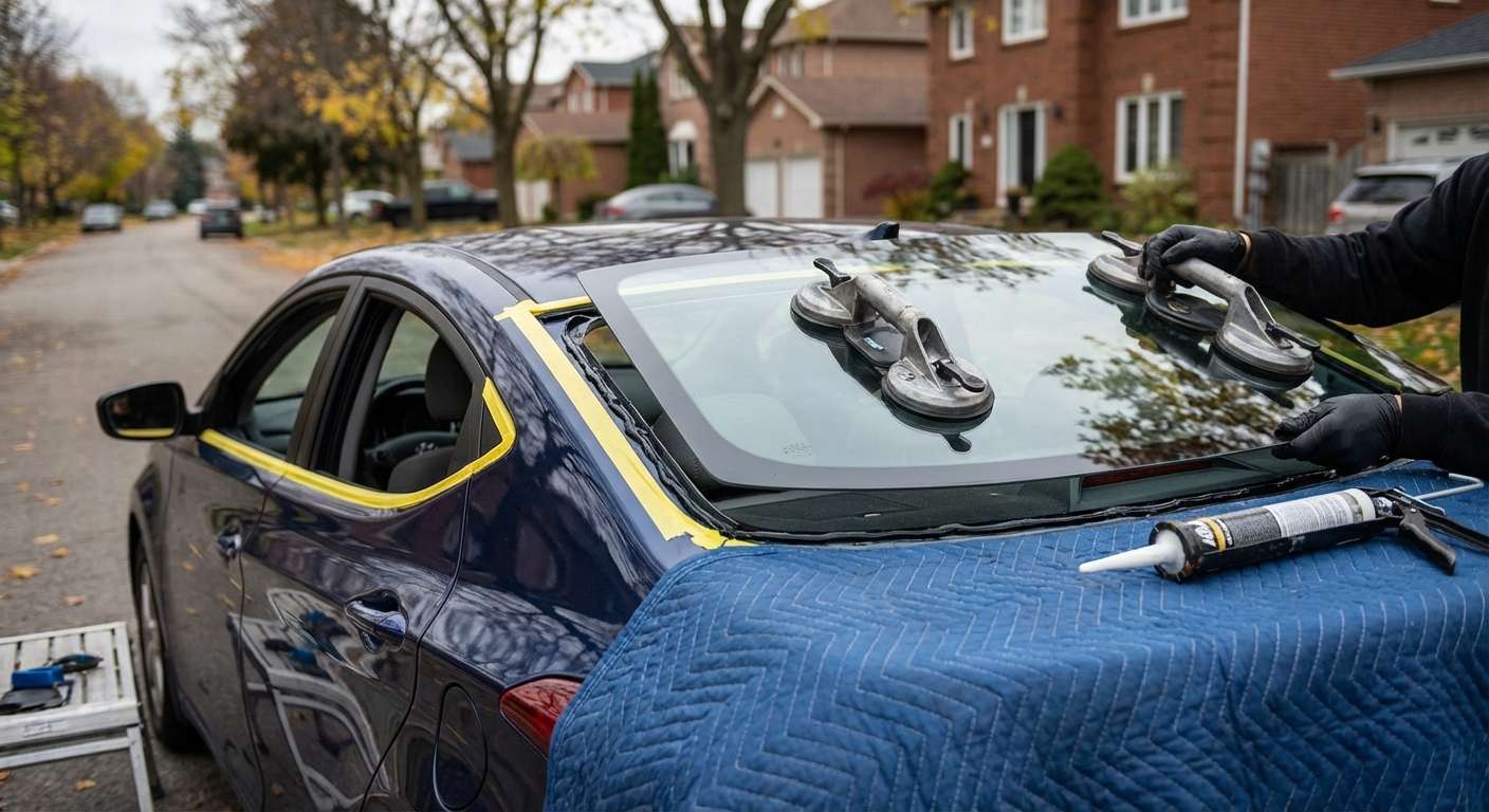 Back Glass Replacement for Hyundai Elantra 2011-2016 by Alexwindshield