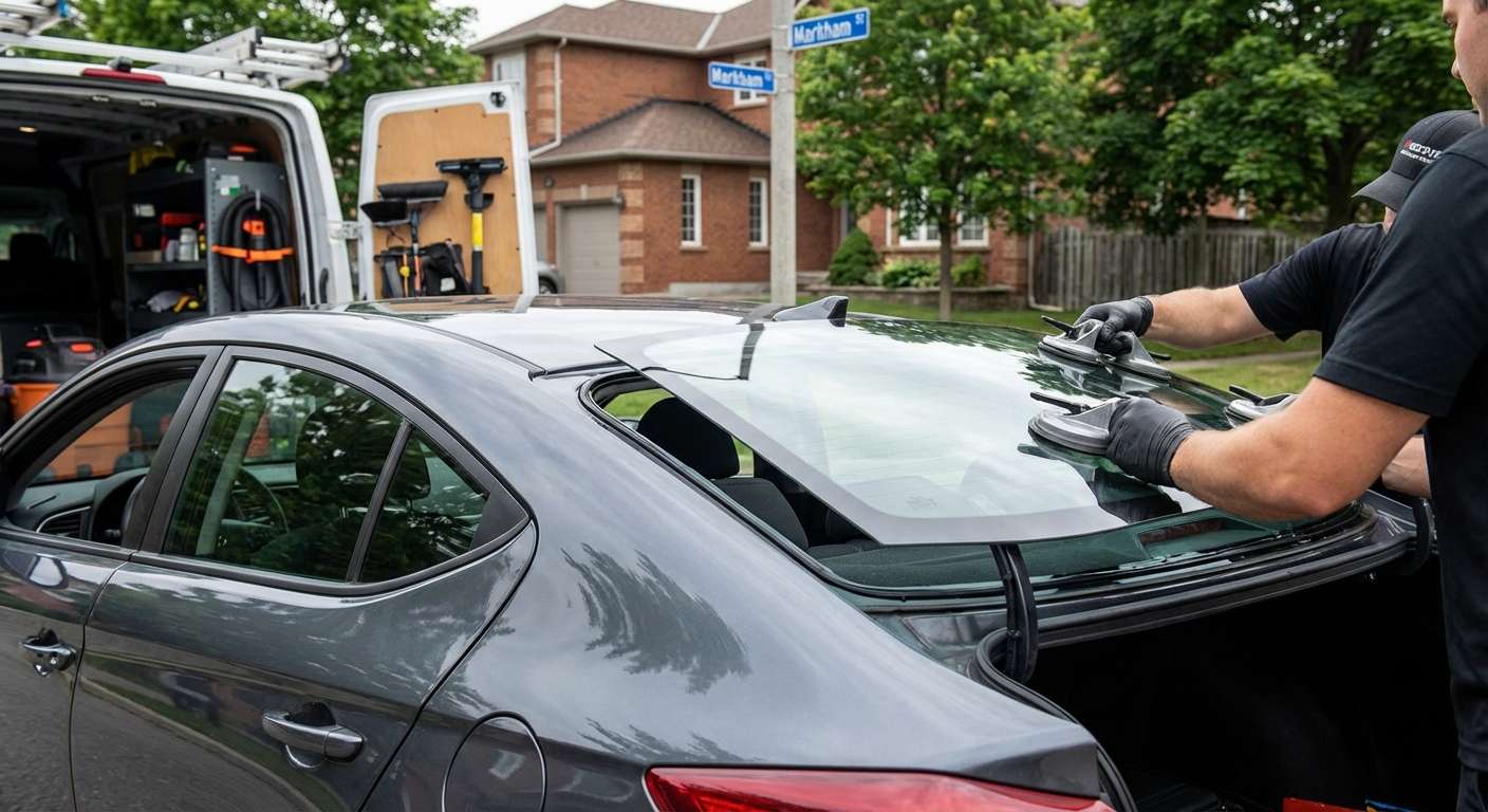 Back Glass Replacement for Hyundai Elantra 2017-2020 by Alexwindshield