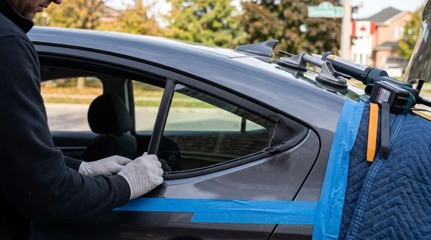 Vent Glass Replacement for Hyundai Elantra 2017-2020 by Alexwindshield