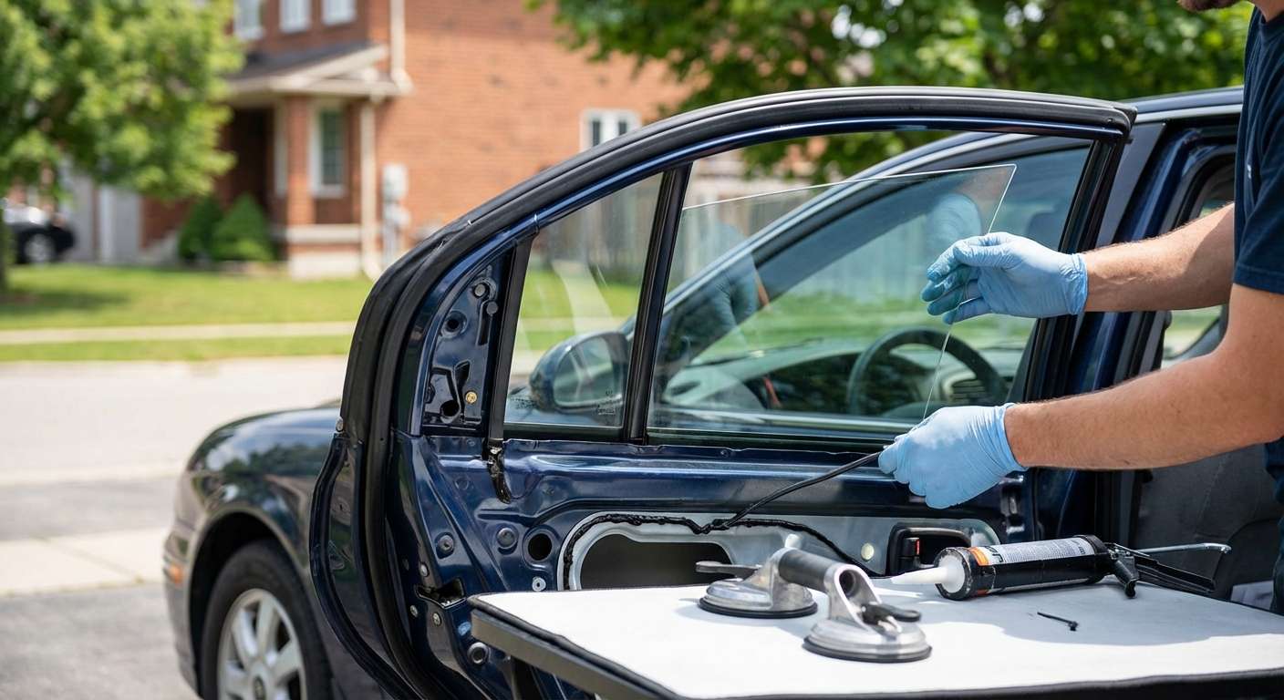 Vent Glass Replacement for Hyundai Sonata 1999-2005 by Alexwindshield