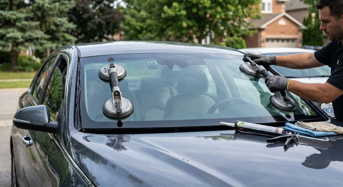 Windshield Replacement for Hyundai Sonata 2015-2019 by Alexwindshield