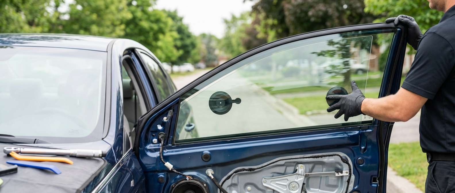 Door Glass Replacement for Hyundai Sonata 2015-2019 by Alexwindshield