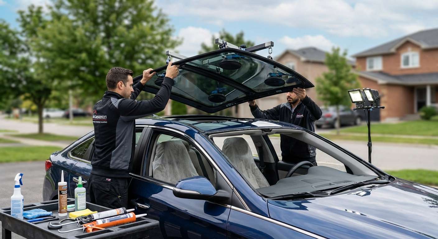 Sunroof Replacement for Hyundai Sonata 2015-2019 by Alexwindshield