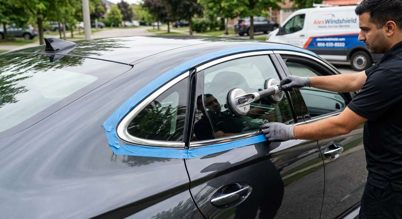 Quarter Glass Replacement for Hyundai Sonata 2020-2027 by Alexwindshield