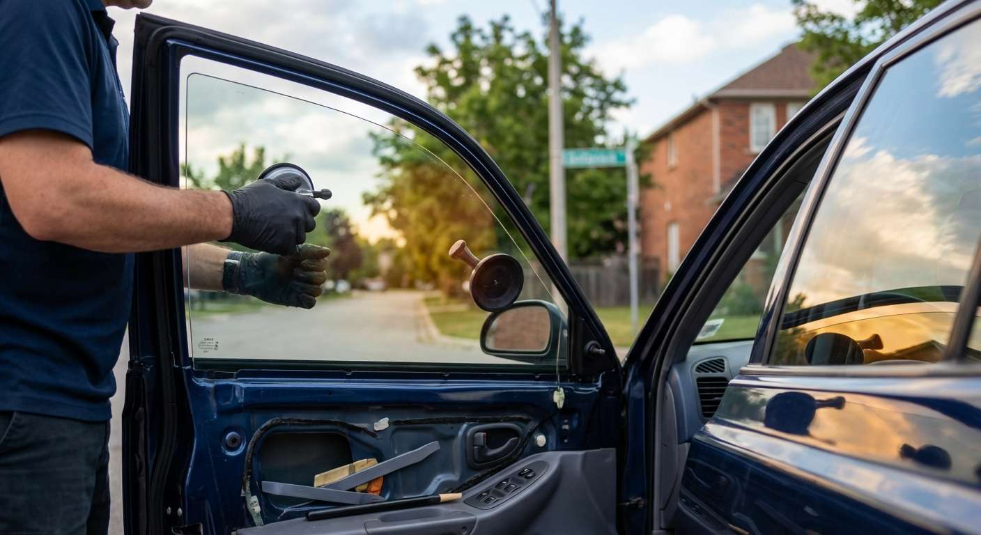 Door Glass Replacement for Hyundai Accent 2000-2005 by Alexwindshield