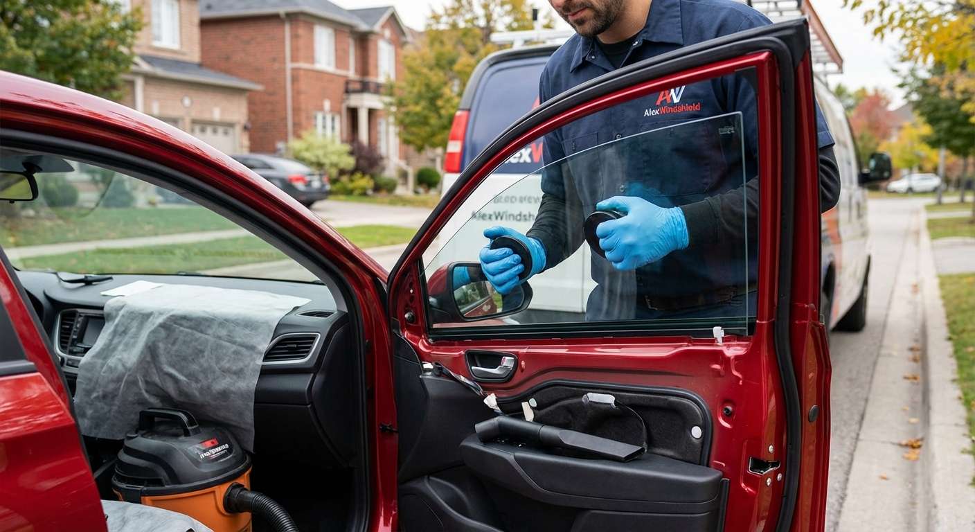 Door Glass Replacement for Hyundai Accent 2018-2022 by Alexwindshield