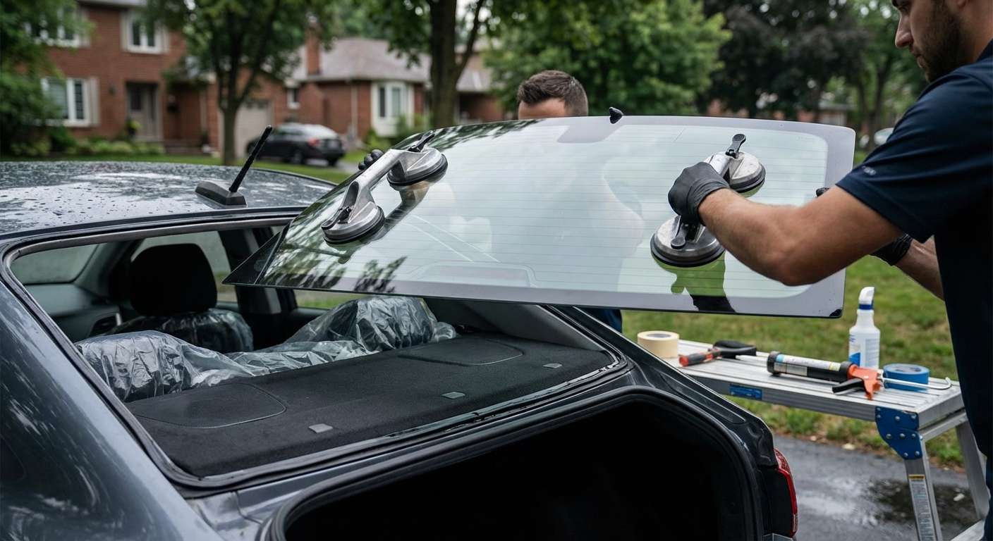 Back Glass Replacement for Hyundai Accent 2018-2022 by Alexwindshield