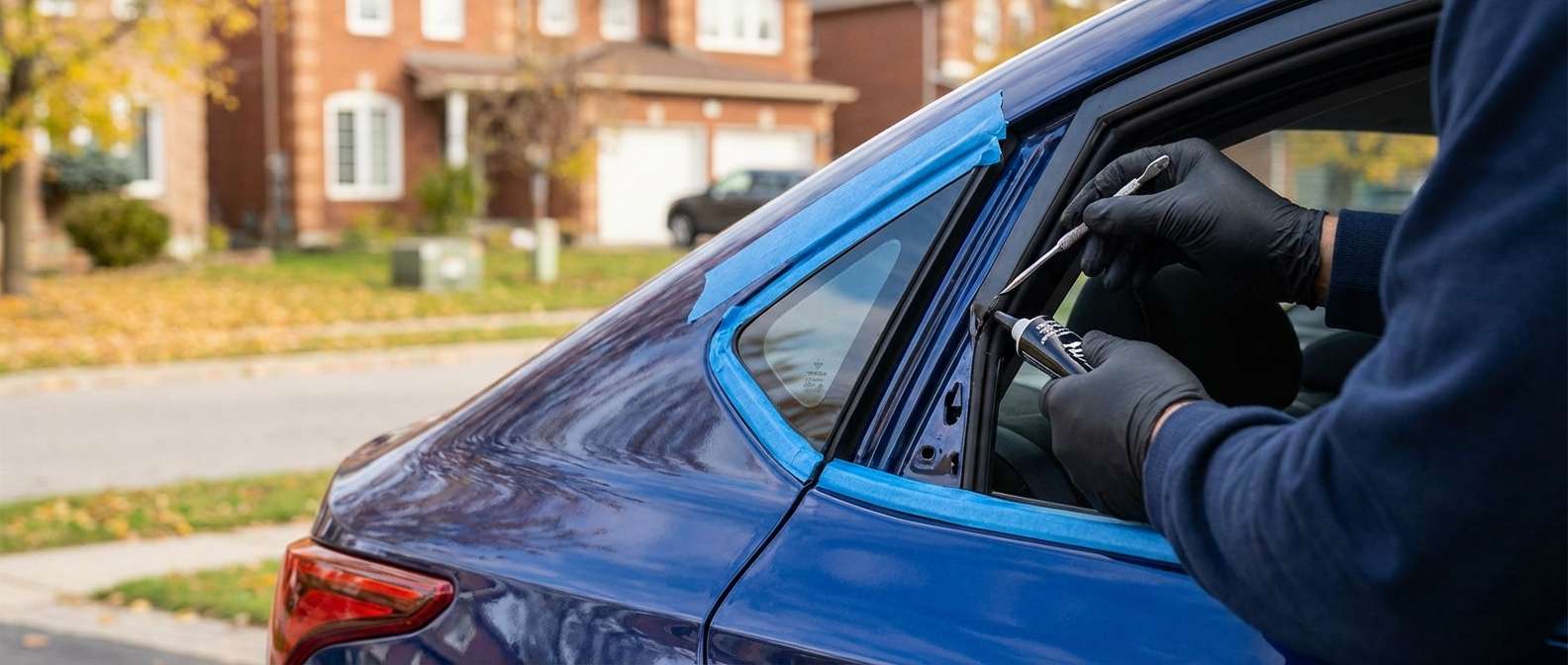 Vent Glass Replacement for Hyundai Accent 2018-2022 by Alexwindshield