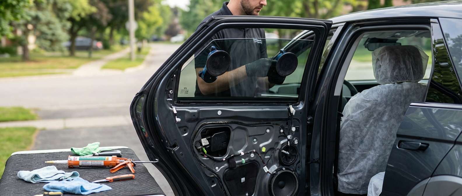 Door Glass Replacement for Hyundai IONIQ 5 2022-2027 by Alexwindshield