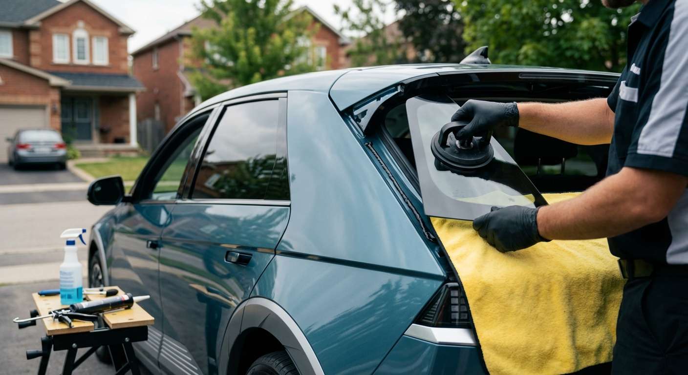 Vent Glass Replacement for Hyundai IONIQ 5 2022-2027 by Alexwindshield