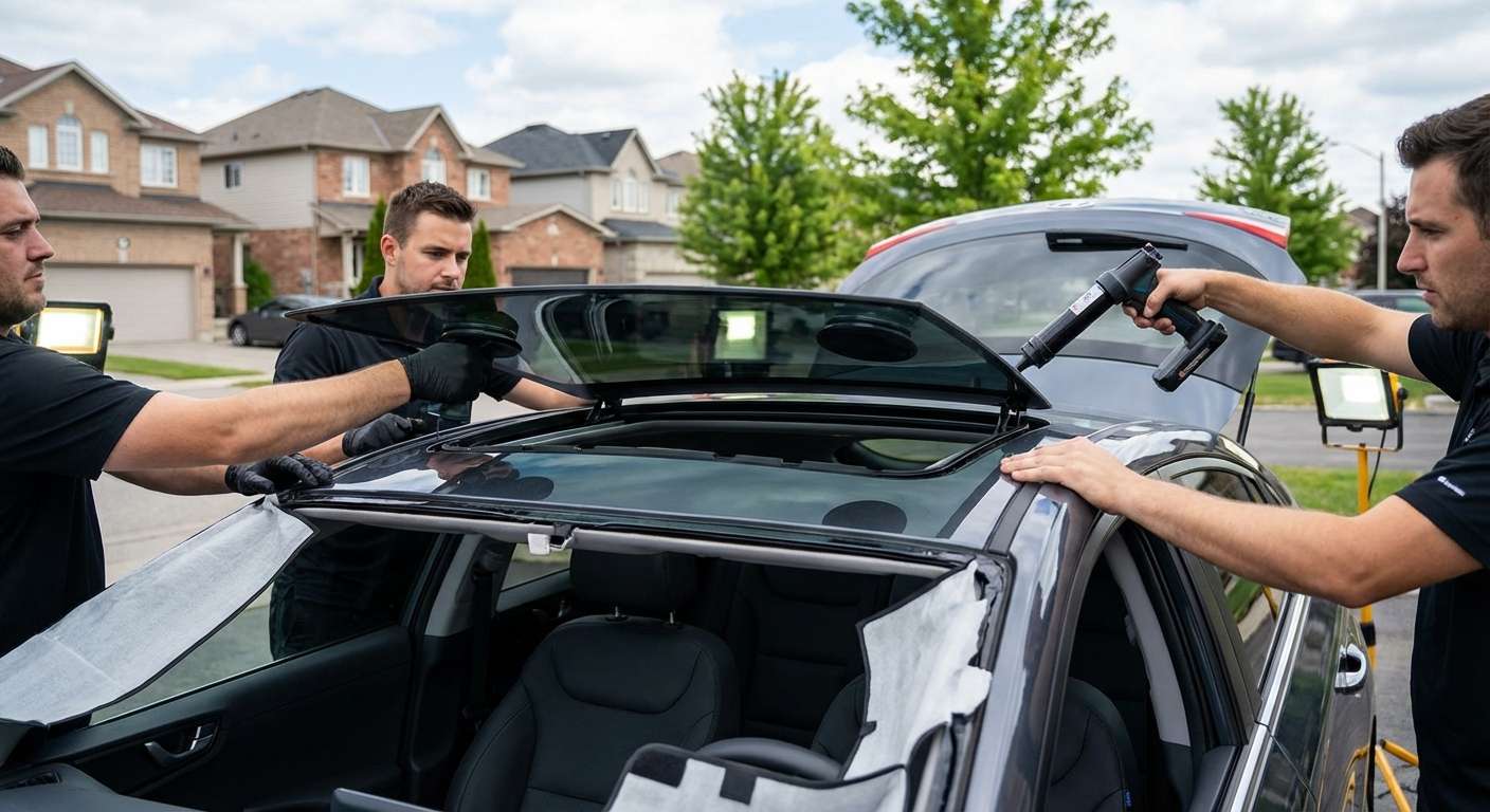 Sunroof Replacement for Hyundai IONIQ Electric/Hybrid 2017-2022 by Alexwindshield