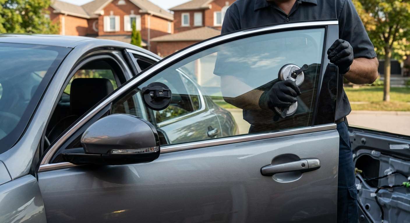 Door Glass Replacement for Jaguar XF 2009-2015 by Alexwindshield