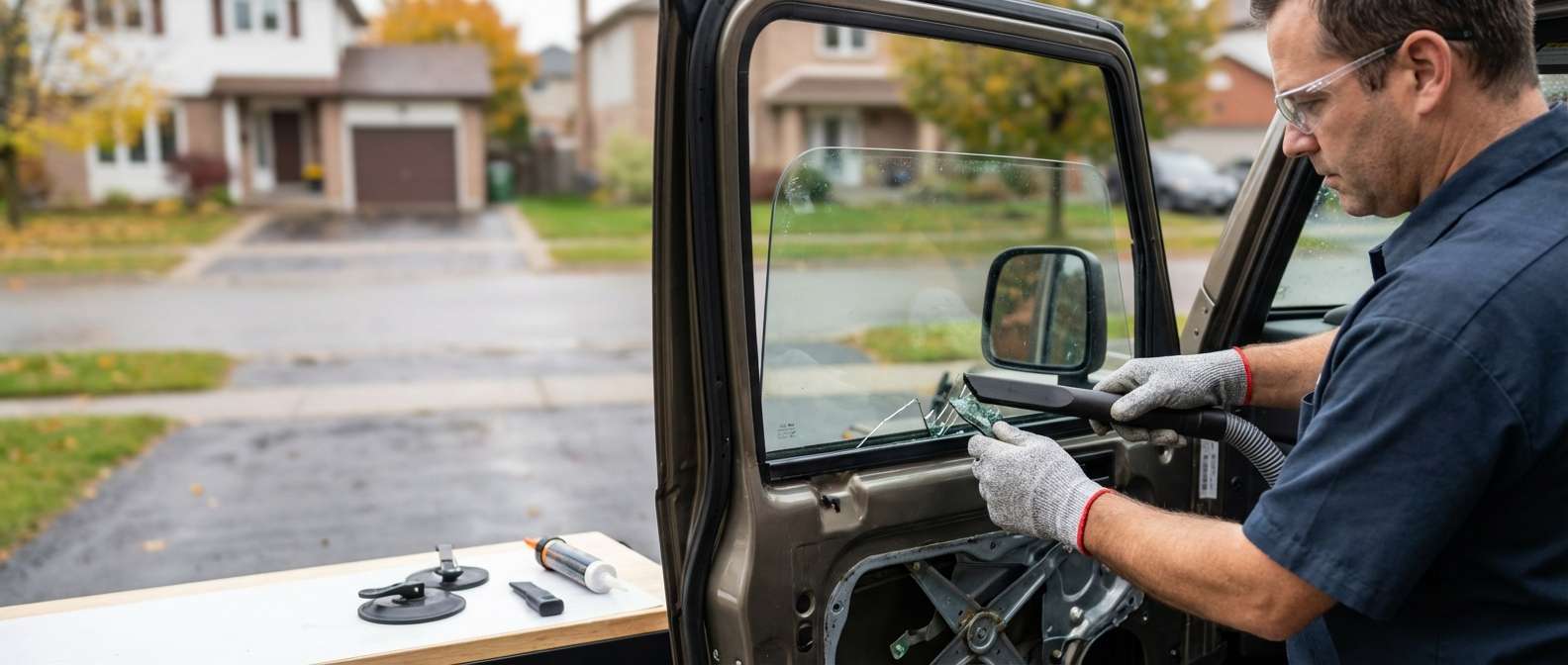 Door Glass Replacement for Jeep Wrangler 1997-2006 (TJ) by Alexwindshield