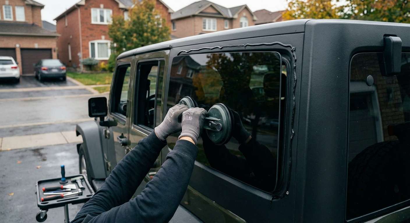 Quarter Glass Replacement for Jeep Wrangler 2007-2018 (JK) by Alexwindshield