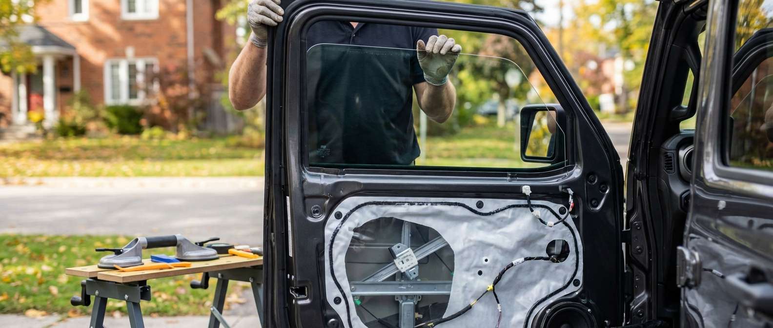 Door Glass Replacement for Jeep Wrangler 2018-2027 (JL) by Alexwindshield