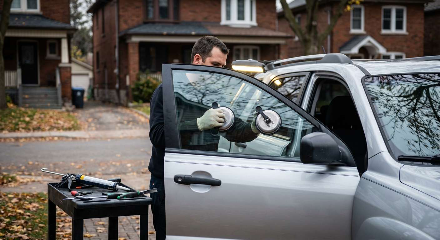 Door Glass Replacement for Kia Sportage 2005-2010 by Alexwindshield