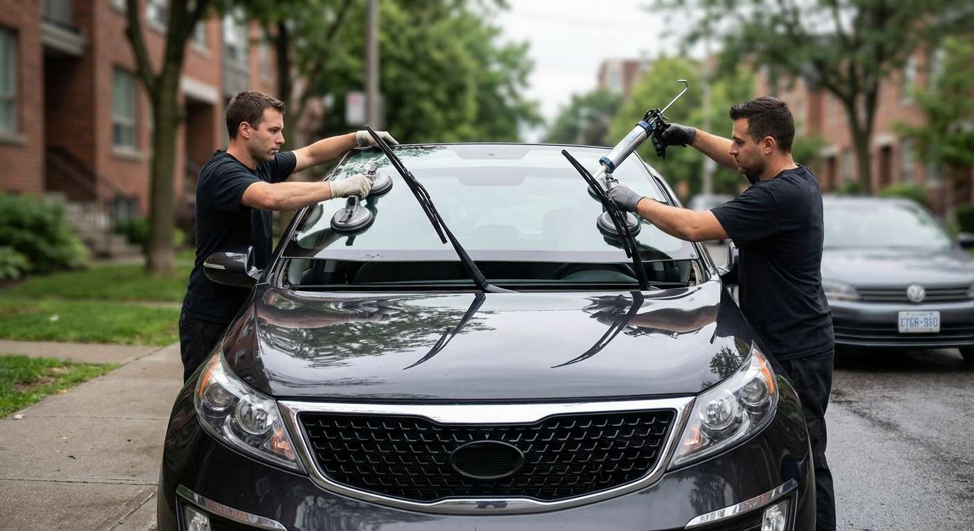 Windshield Replacement for Kia Sportage 2011-2016 by Alexwindshield