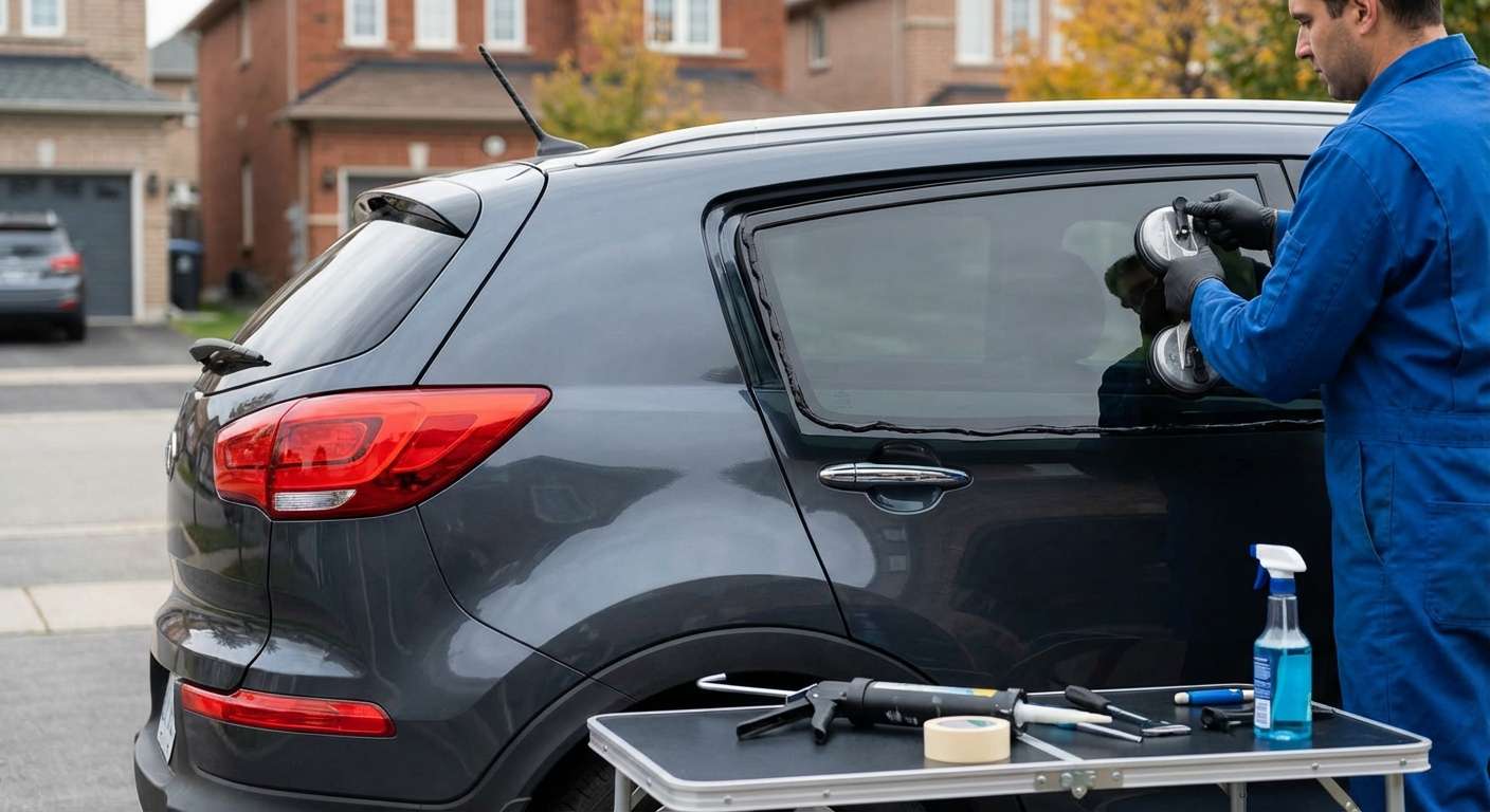 Quarter Glass Replacement for Kia Sportage 2011-2016 by Alexwindshield