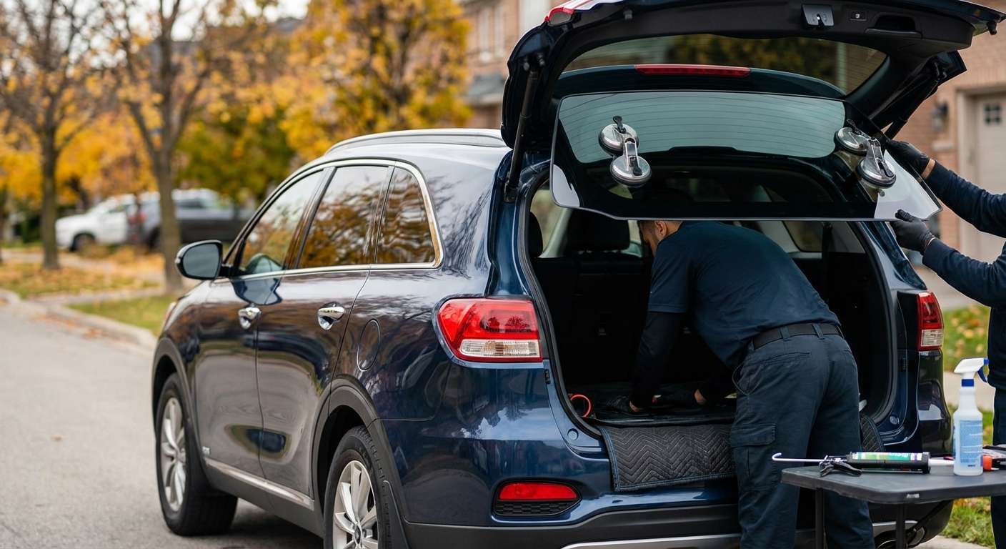 Back Glass Replacement for Kia Sorento 2016-2020 by Alexwindshield