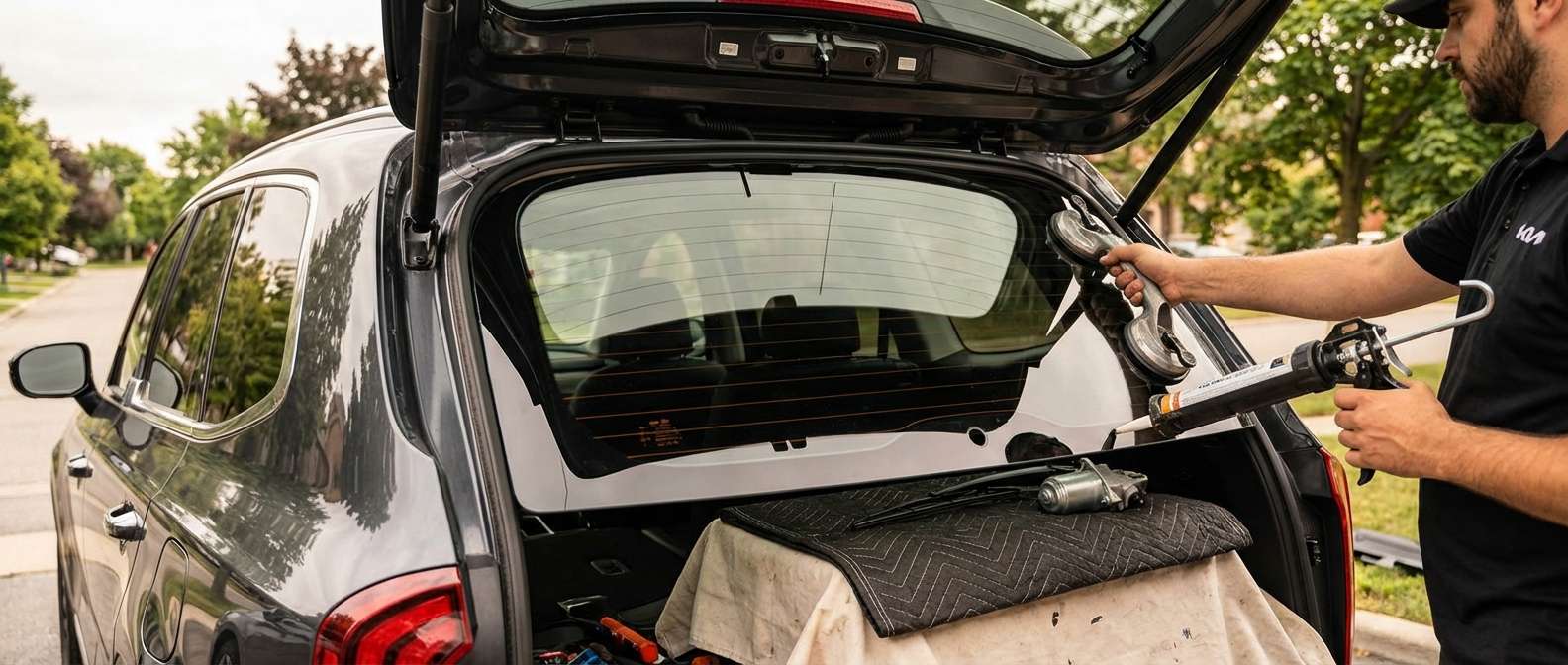 Back Glass Replacement for Kia Telluride 2026-2027 by Alexwindshield